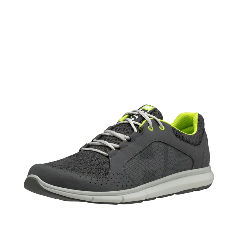 Helly Hansen Men's Ahiga V4 Horsepower Sneaker - Charcoal/Ebony/Light Green