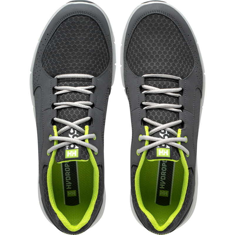 Helly Hansen Men's Ahiga V4 Horsepower Sneaker - Charcoal/Ebony/Light Green-4