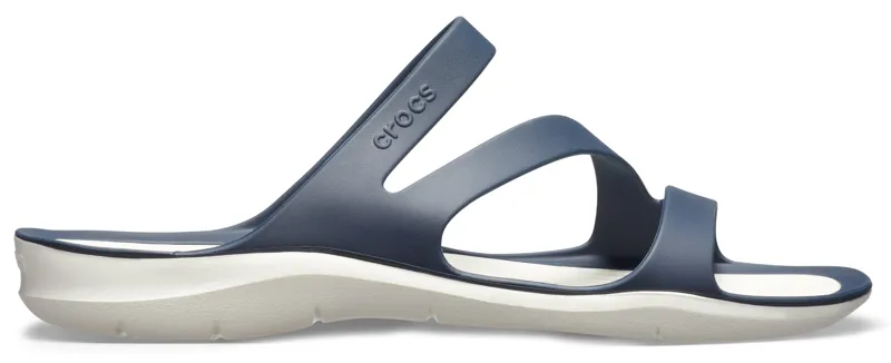 Crocs Women's Swiftwater Sandal - Navy/White - UK4-2