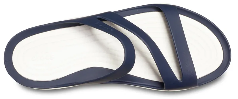 Crocs Women's Swiftwater Sandal - Navy/White - UK4-3