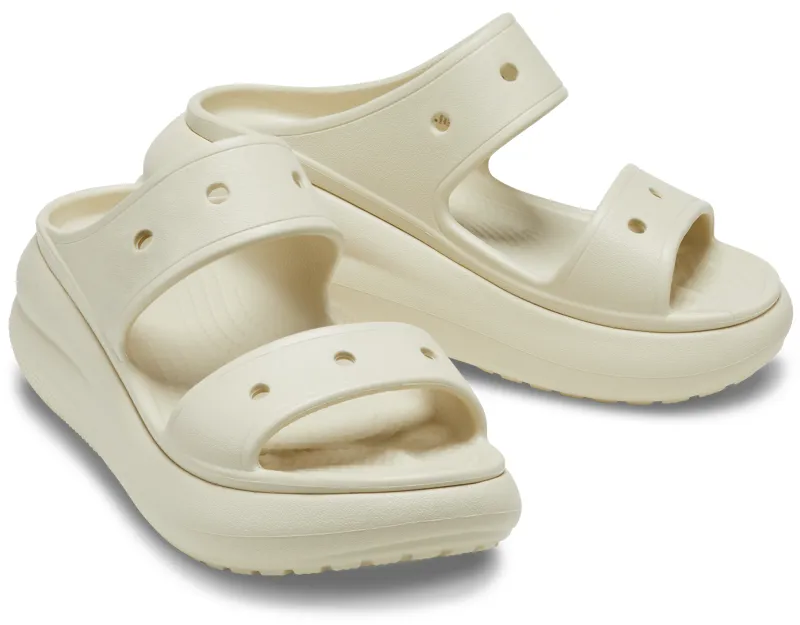 Crocs Women's Classic Crush Sandal - Bone