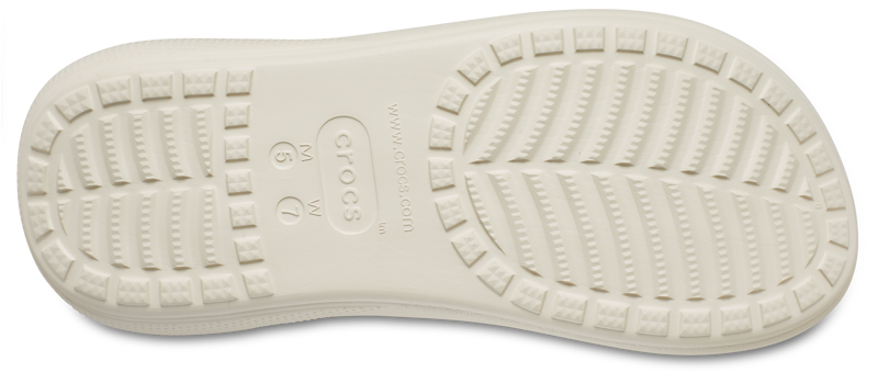 Crocs Women's Classic Crush Sandal - Bone-4