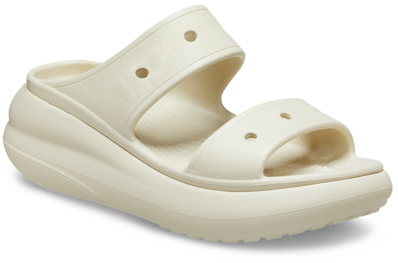 Crocs Women's Classic Crush Sandal - Bone-1