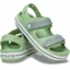 Crocs Kids Crocband Cruiser Sandal - Fair Green/Dusty Green