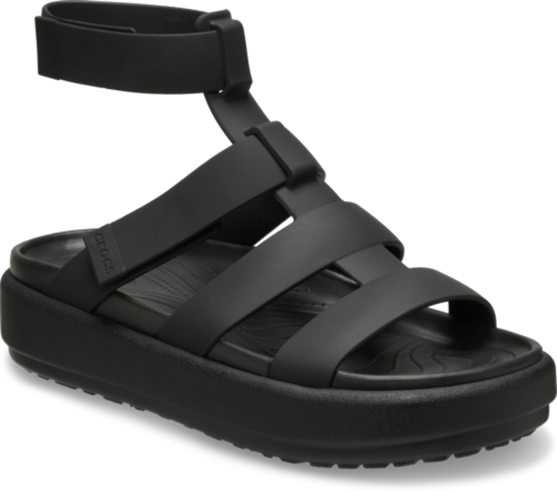 Crocs Women's Brooklyn Luxe Gladiator - Black/Black-1