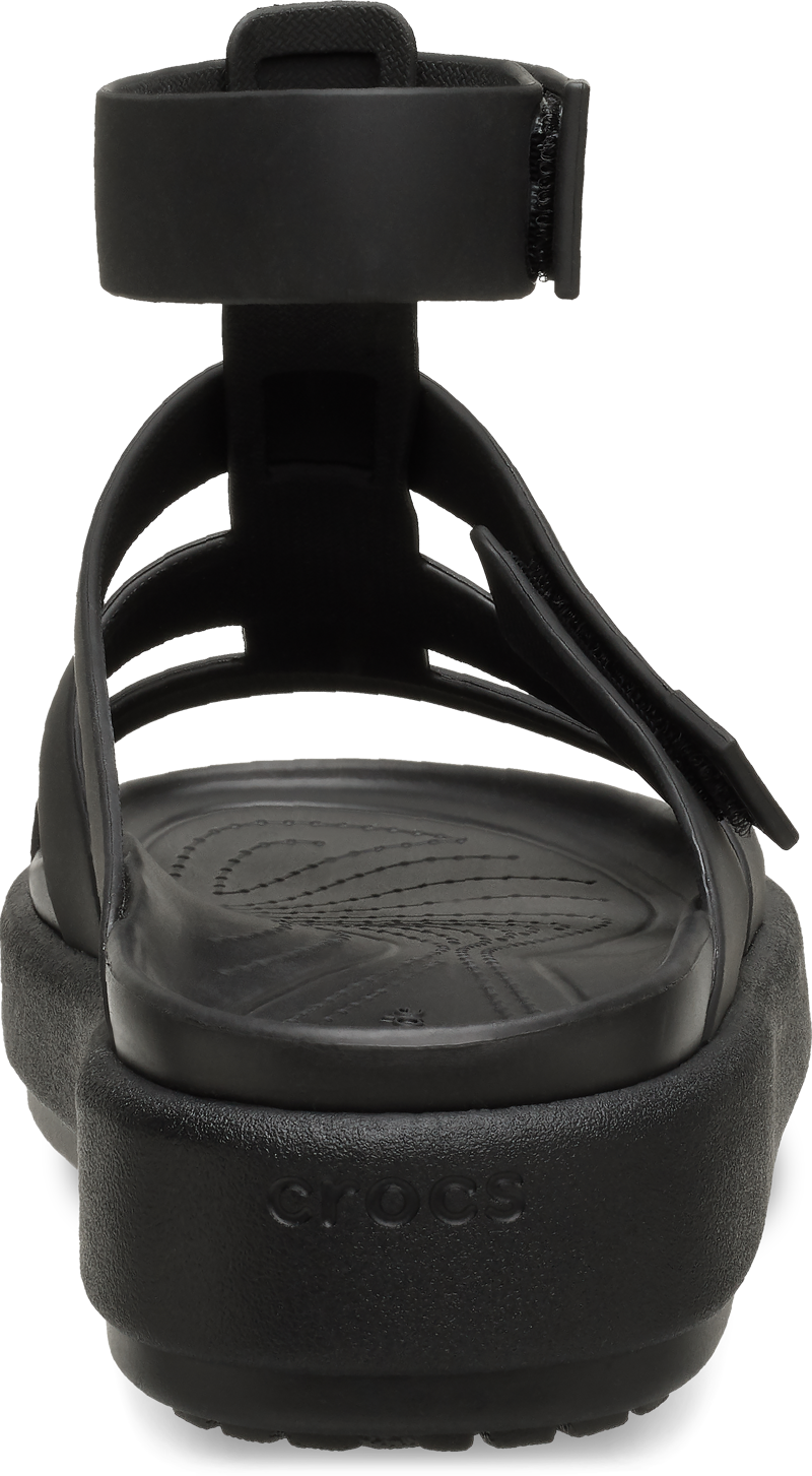 Crocs Women's Brooklyn Luxe Gladiator - Black/Black-5
