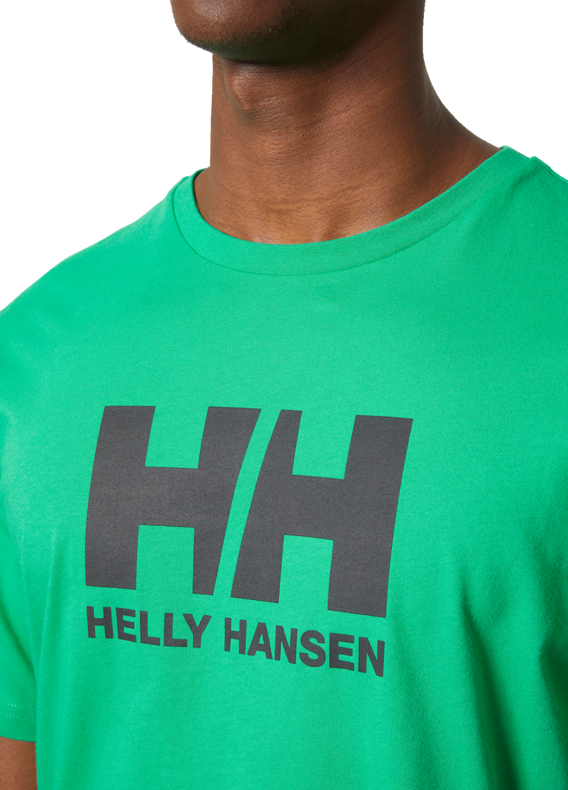 Helly Hansen Men's HH Logo Tee - Bright Green Medium-4