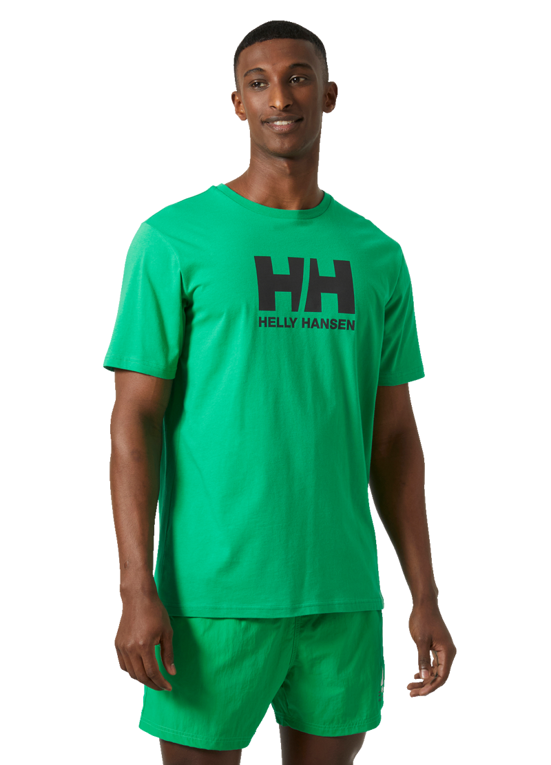 Helly Hansen Men's HH Logo Tee - Bright Green Medium-2