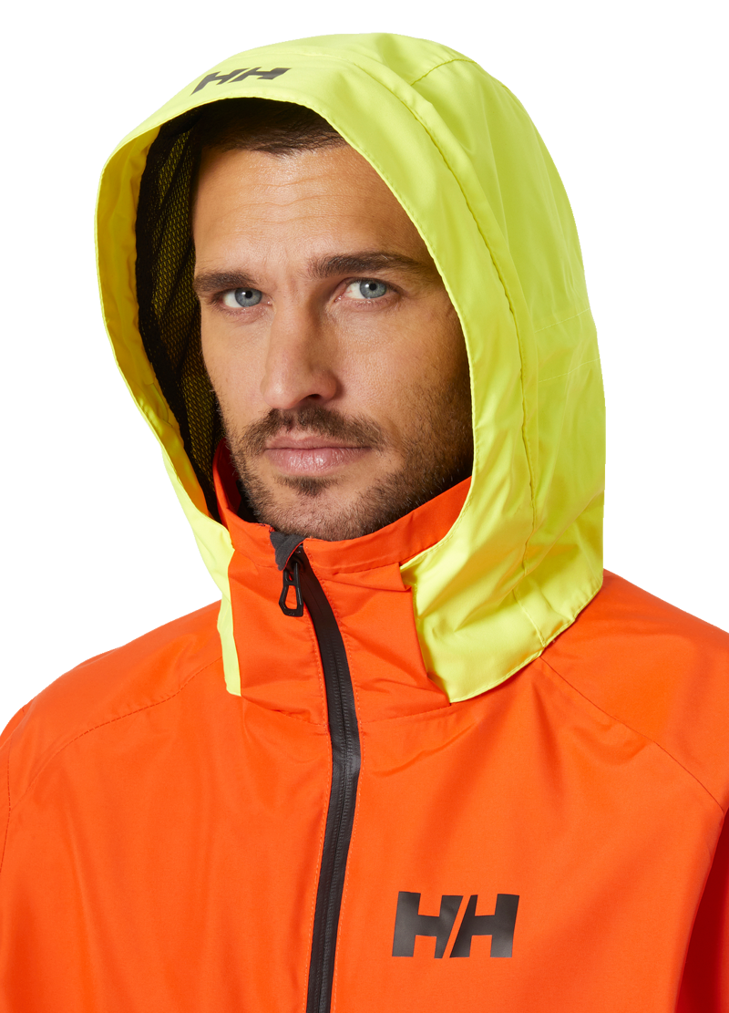 Helly Hansen Men's Inshore Cup Sailing Jacket - Flame Medium-5