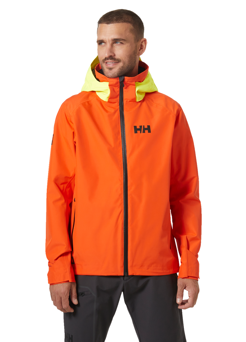 Helly Hansen Men's Inshore Cup Sailing Jacket - Flame Medium-7