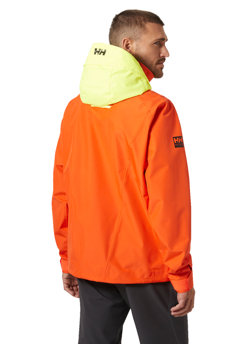 Helly Hansen Men's Inshore Cup Sailing Jacket - Flame Medium-8