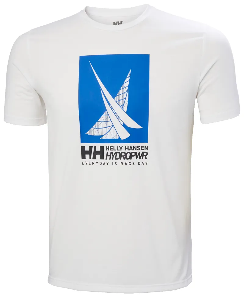 Helly Hansen Men's HP Race Sailing Tee - White Medium 