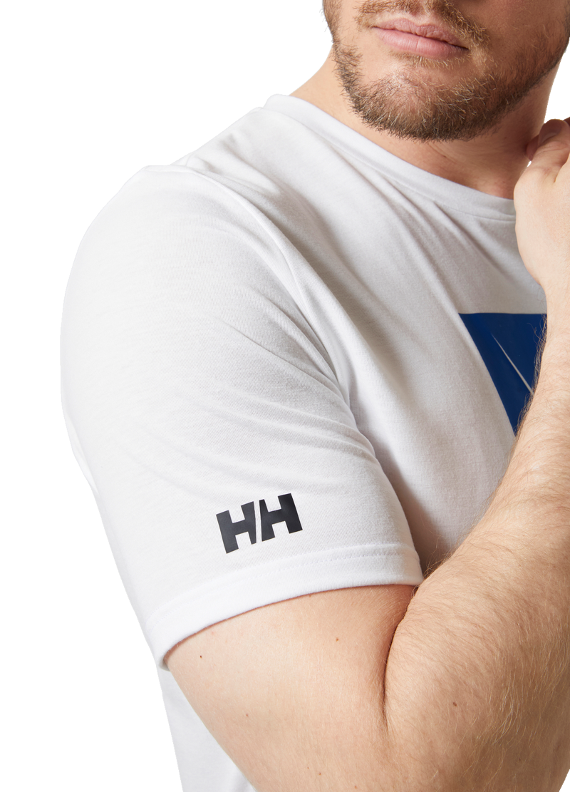 Helly Hansen Men's HP Race Sailing Tee - White Medium -3