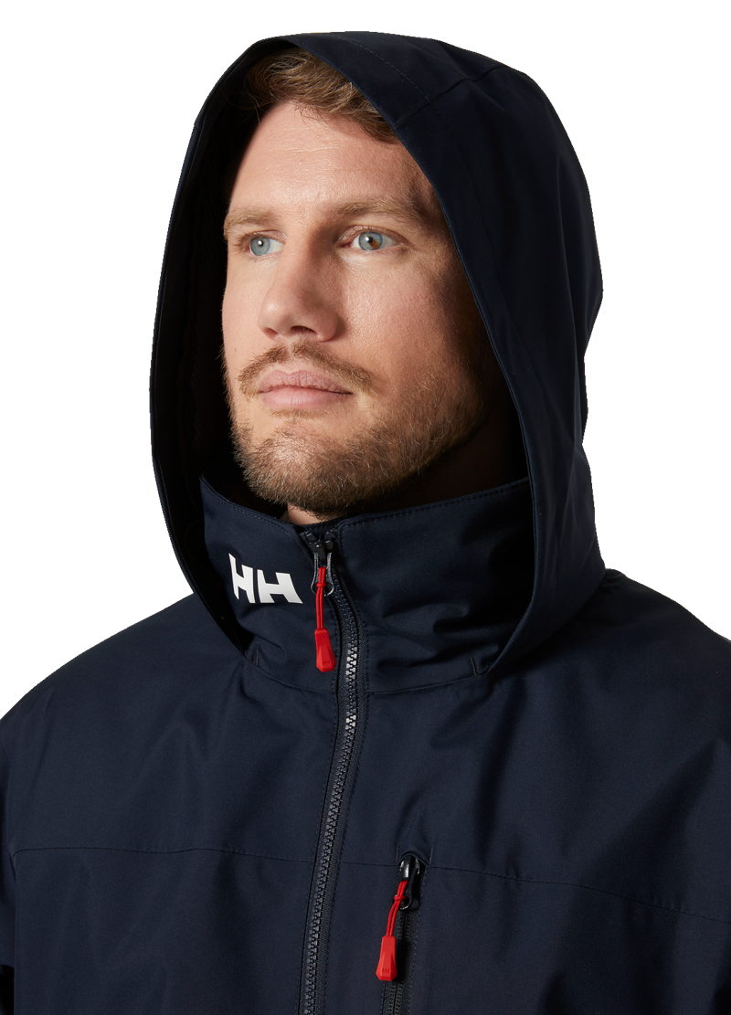 Helly Hansen Men's Crew Hooded Midlayer Jacket 2.0 - Navy-2