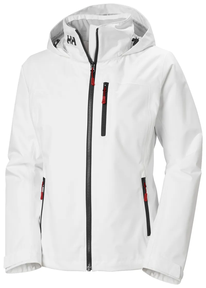 Helly Hansen Women's Crew Hooded Midlayer Jacket 2.0 - White