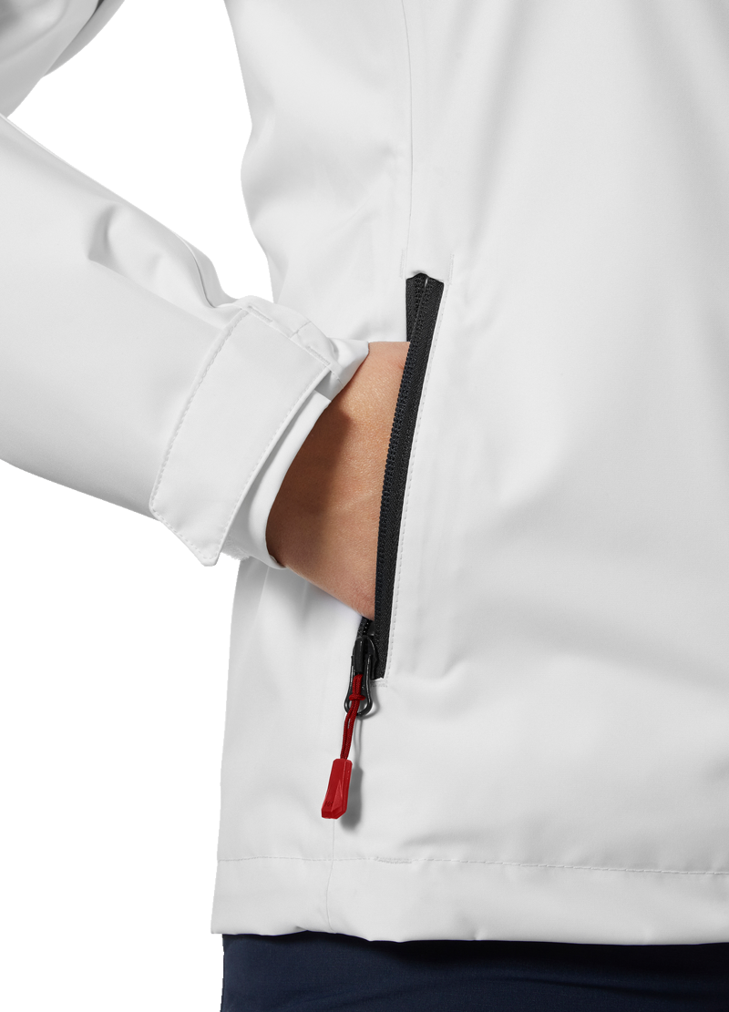 Helly Hansen Women's Crew Hooded Midlayer Jacket 2.0 - White-2