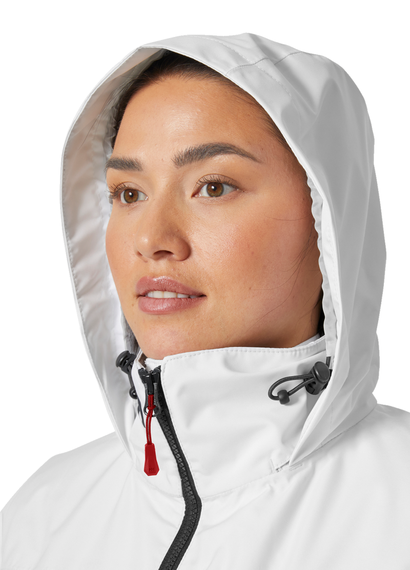 Helly Hansen Women's Crew Hooded Midlayer Jacket 2.0 - White-3