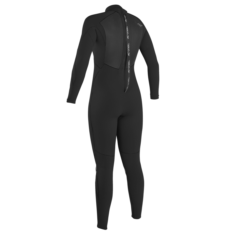 O'Neill Women's Epic 3/2 Back Zip Full Wetsuit Black/Black/Black-1