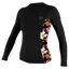 O'Neill Women's Side Print LS Rash Guard - Black/Bluemchen