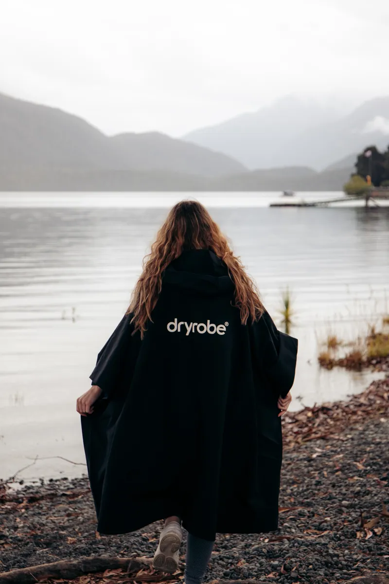 Dryrobe Waterproof Poncho - Black-9