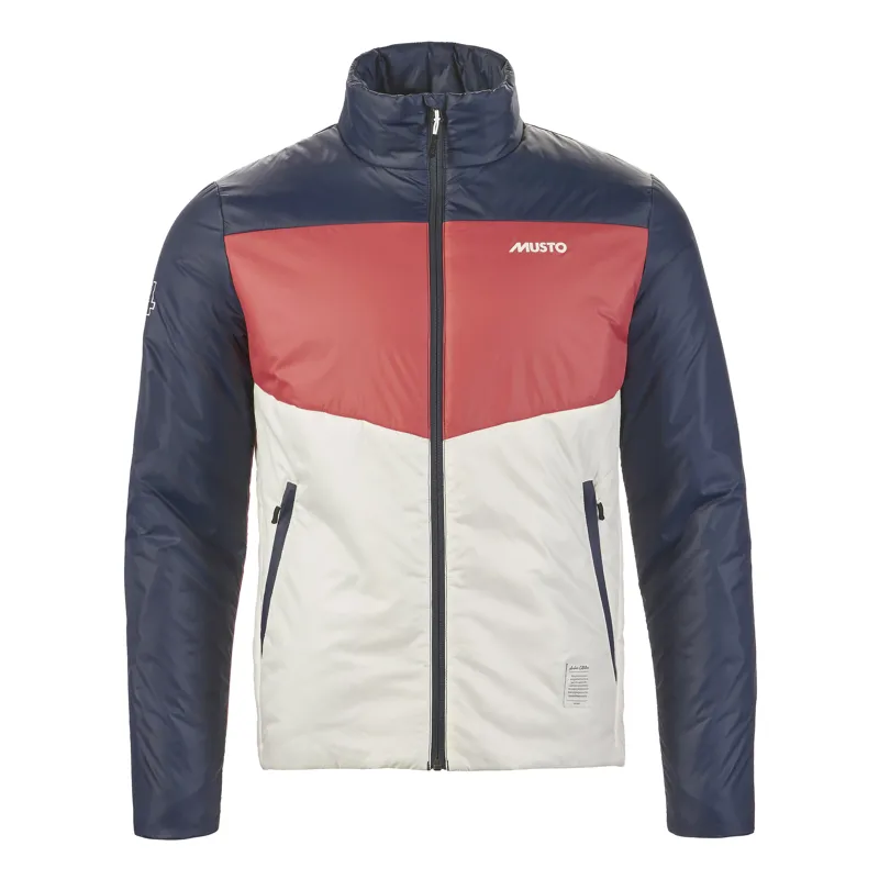 Musto Men's 64 Primaloft Jacket - Antique Sail White/Navy Small and Large