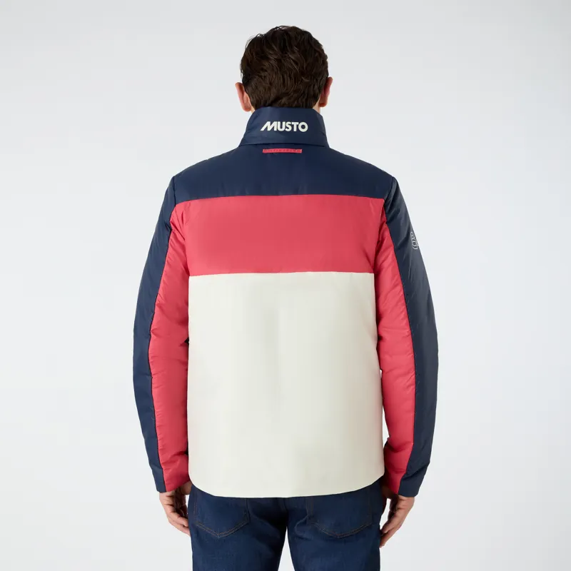 Musto Men's 64 Primaloft Jacket - Antique Sail White/Navy Small and Large-3