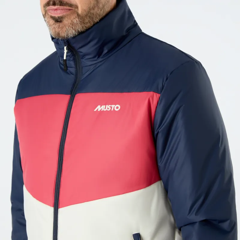 Musto Men's 64 Primaloft Jacket - Antique Sail White/Navy Small and Large-6