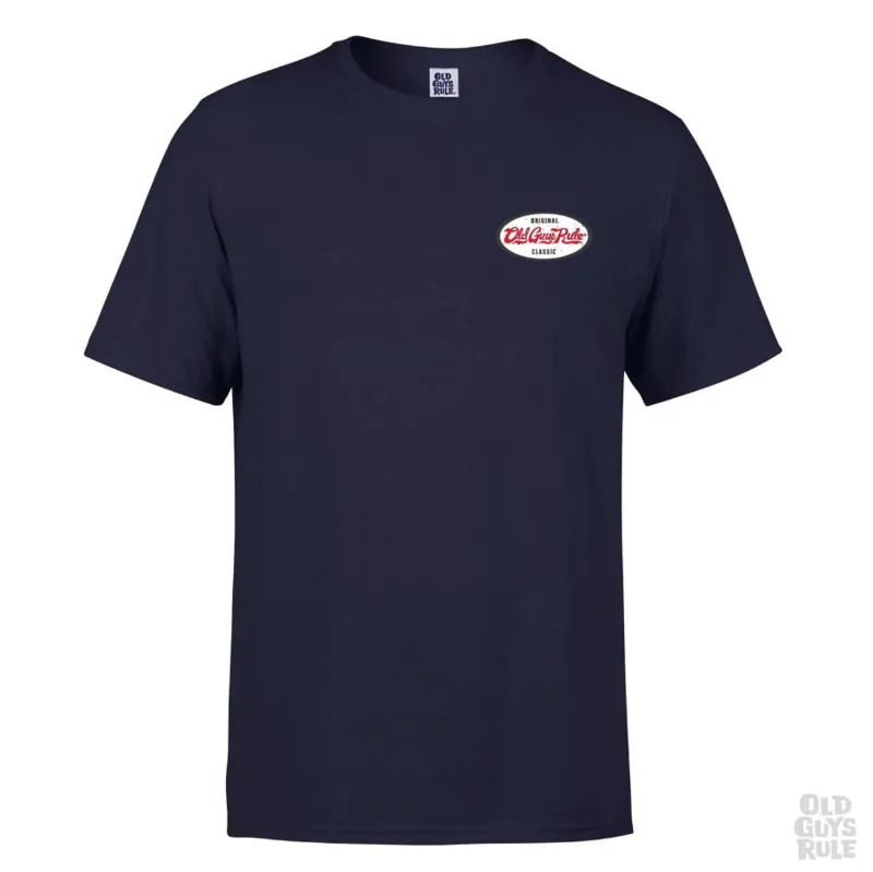 Old Guys Rule Original Classic SS Tee - Navy-1