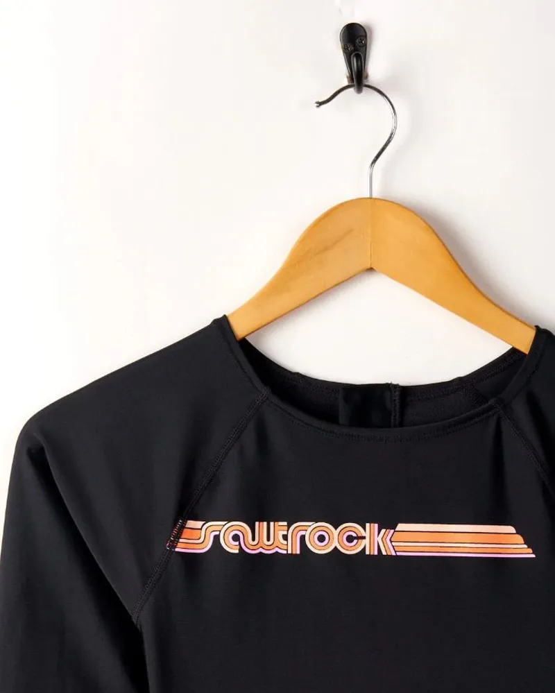 Saltrock Women's Cora Retro Long Sleeve Swimsuit - Dark Grey - Large-2