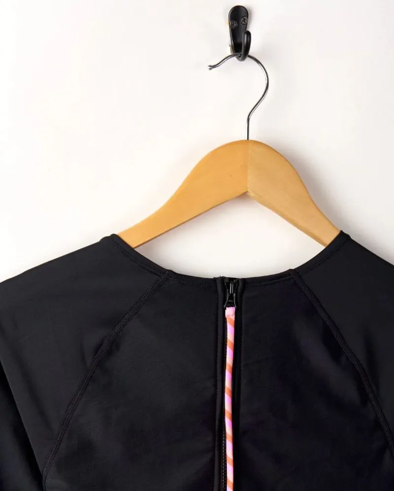 Saltrock Women's Cora Retro Long Sleeve Swimsuit - Dark Grey - Large-3