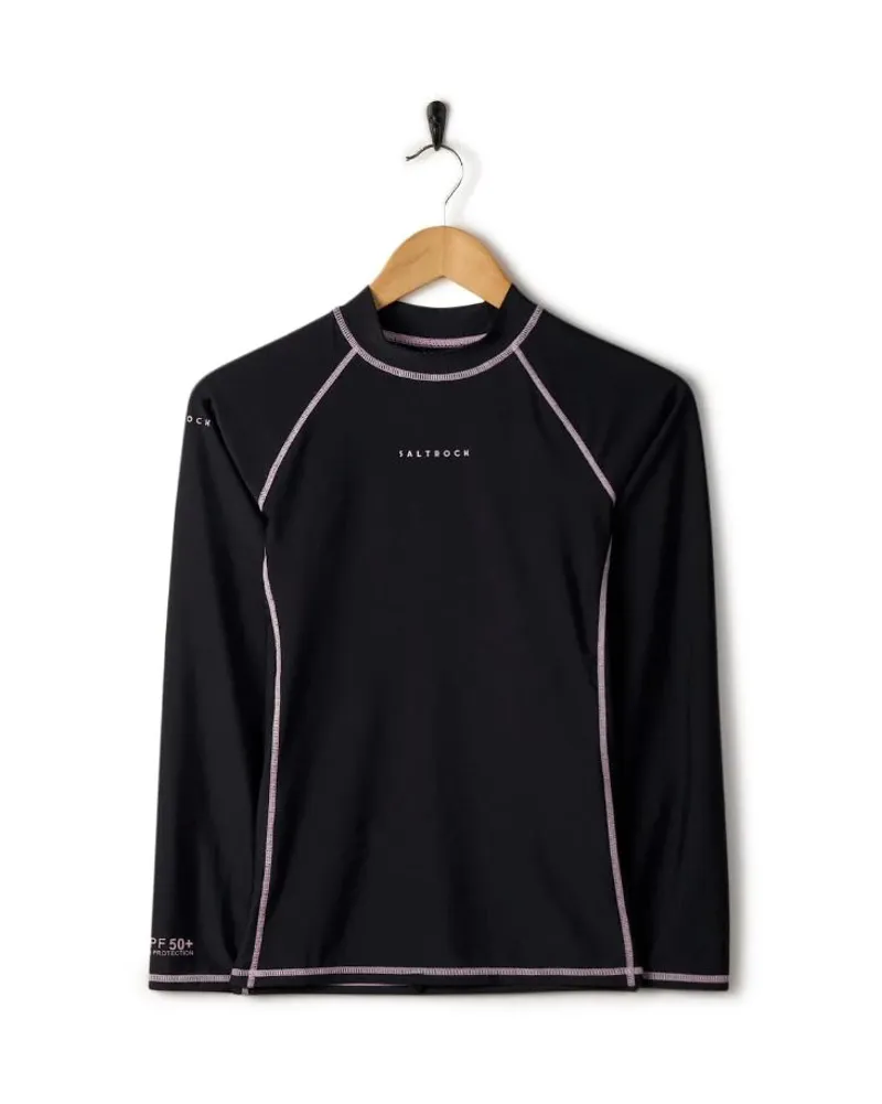 Saltrock Women's Core LS Rash Vest - Black