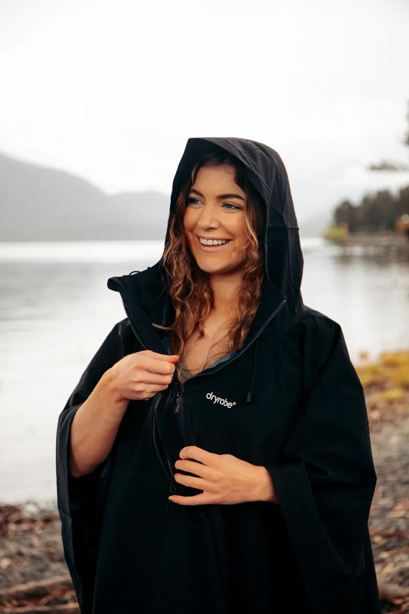 Dryrobe Waterproof Poncho - Black-8