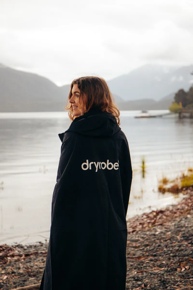 Dryrobe Waterproof Poncho - Black-11