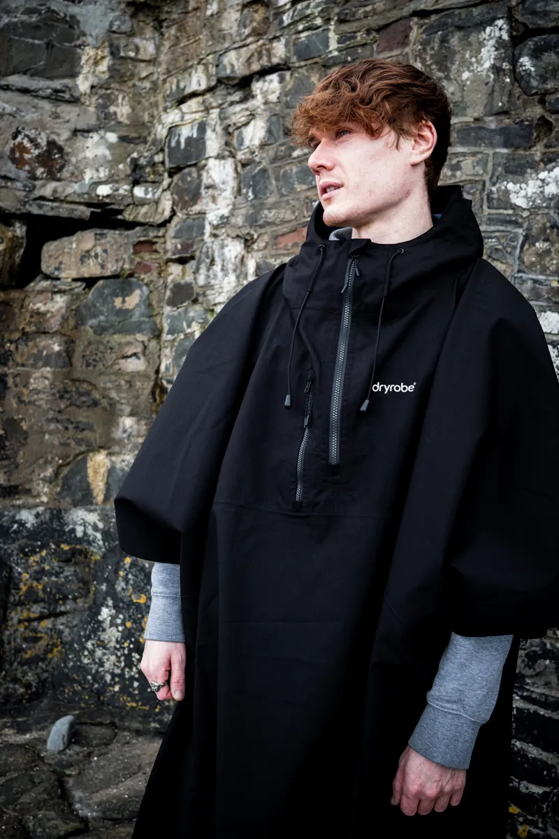 Dryrobe Waterproof Poncho - Black-4