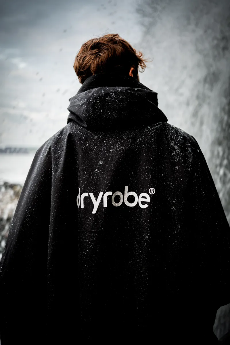 Dryrobe Waterproof Poncho - Black-5