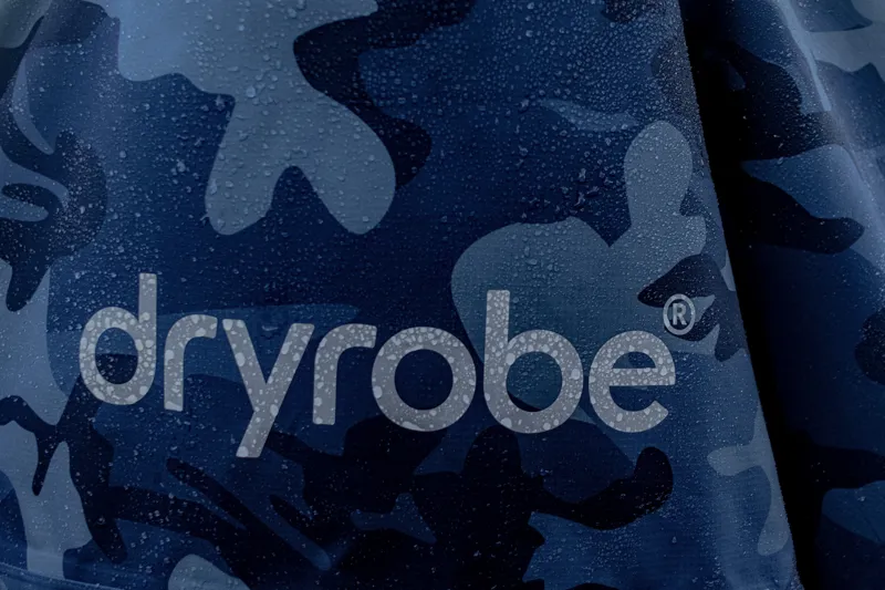 Dryrobe Waterproof Poncho -  Blue Camo-8