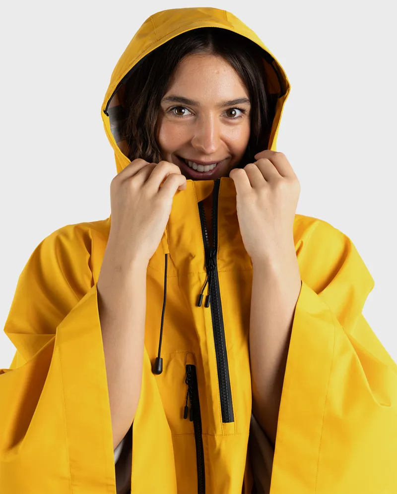 Dryrobe Waterproof Poncho -  Yellow-1