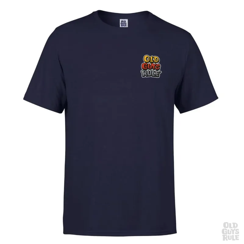 Old Guys Rule Good Vibrations IV SS Tee - Navy-1