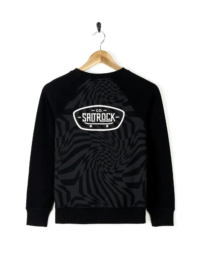 Saltrock Boy's Grip It Crew Sweat Black Age 7/8-1
