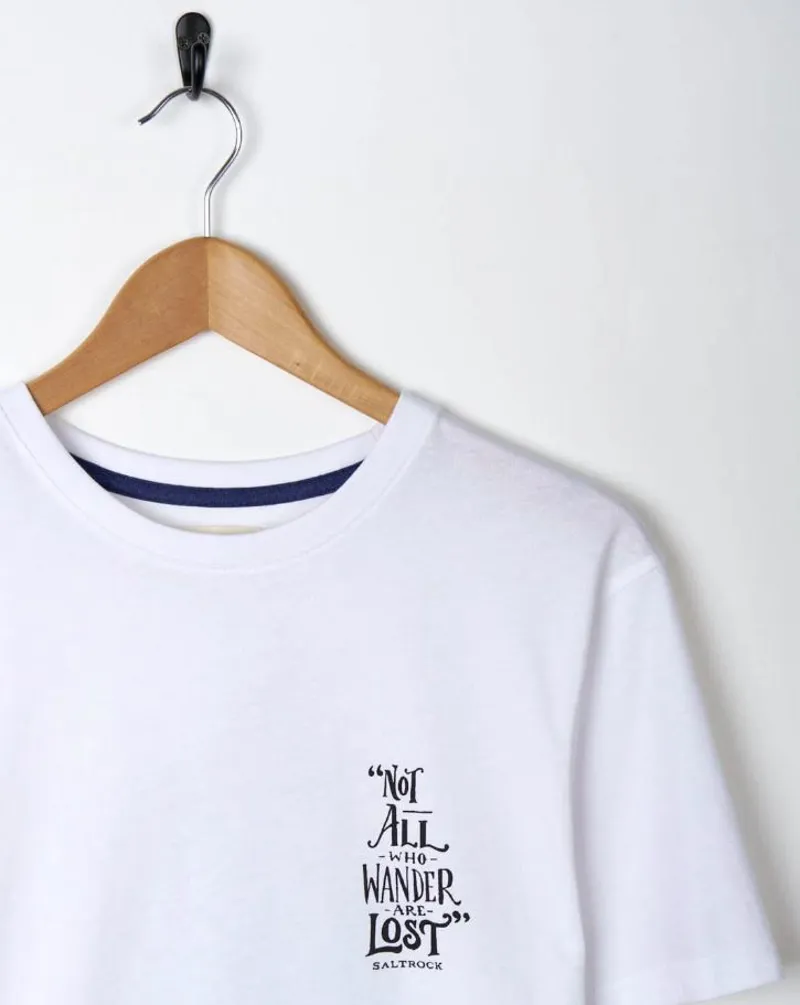 Saltrock Men's Lost Ships SS Tee - White-2
