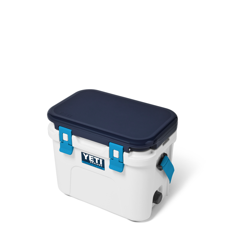 Yeti Roadie 15 Cool Box - White/Blue-2
