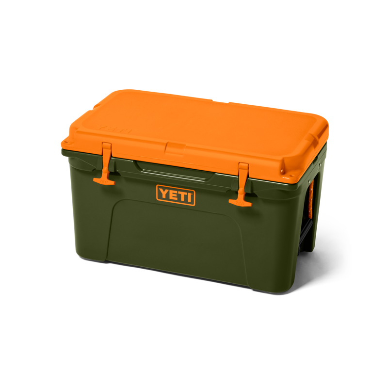 Yeti Tundra 45 Cool Box - Olive/King Crab Orange-1
