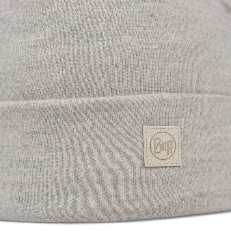 Buff Merino Heavyweight Beanie Solid - Cloud-1