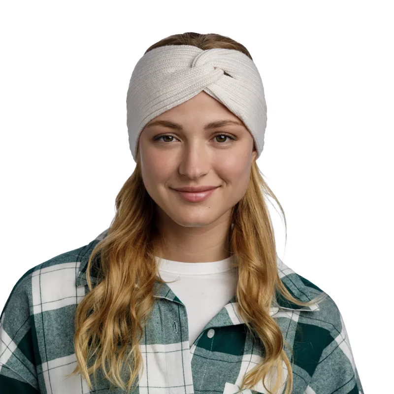 Buff Norval Knitted Headband  - Ice-2