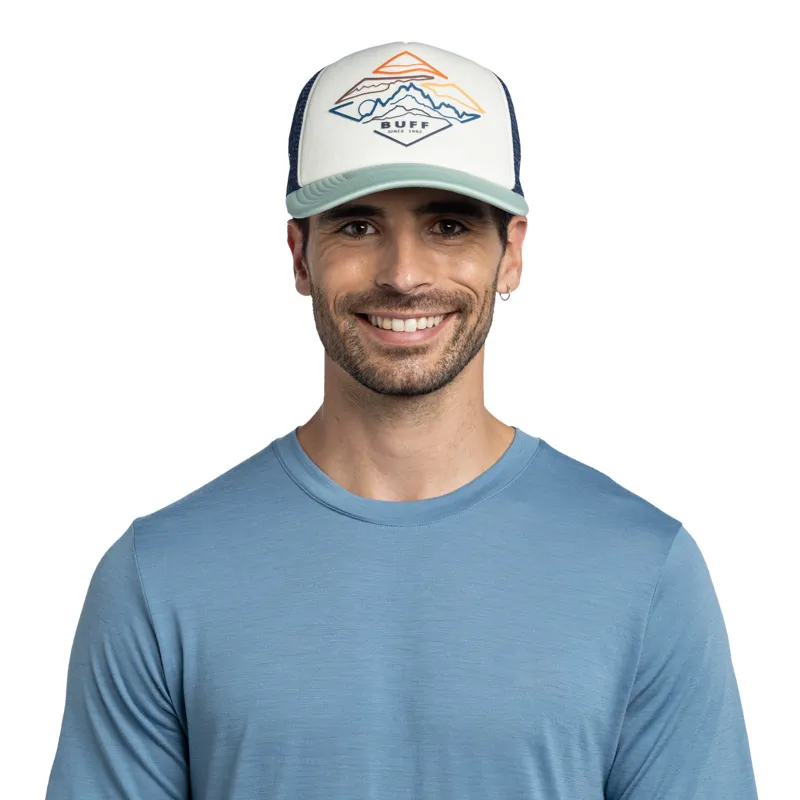 Buff Trucker Cap - Luster Flint L/XL-2