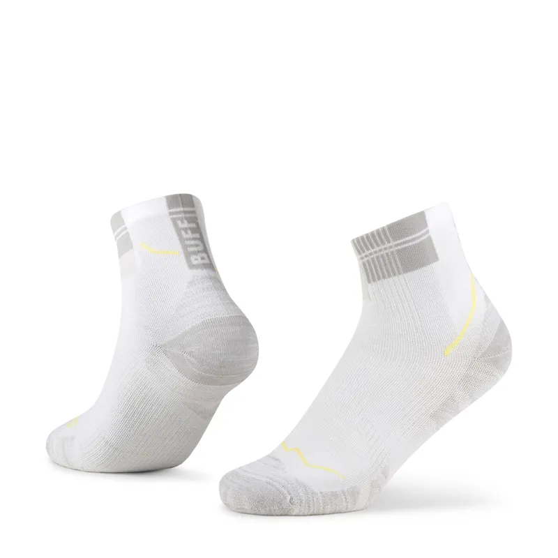 Buff Coolnet Quarter Sock - White