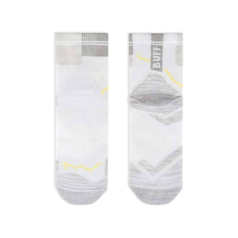 Buff Coolnet Quarter Sock - White-1