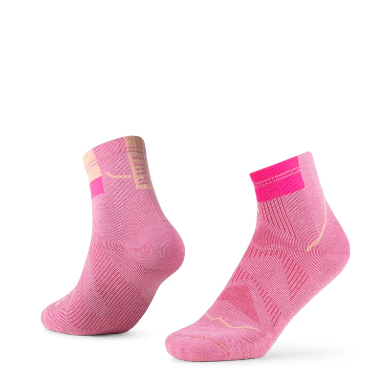 Buff Coolnet Quarter Sock - CQ Pink
