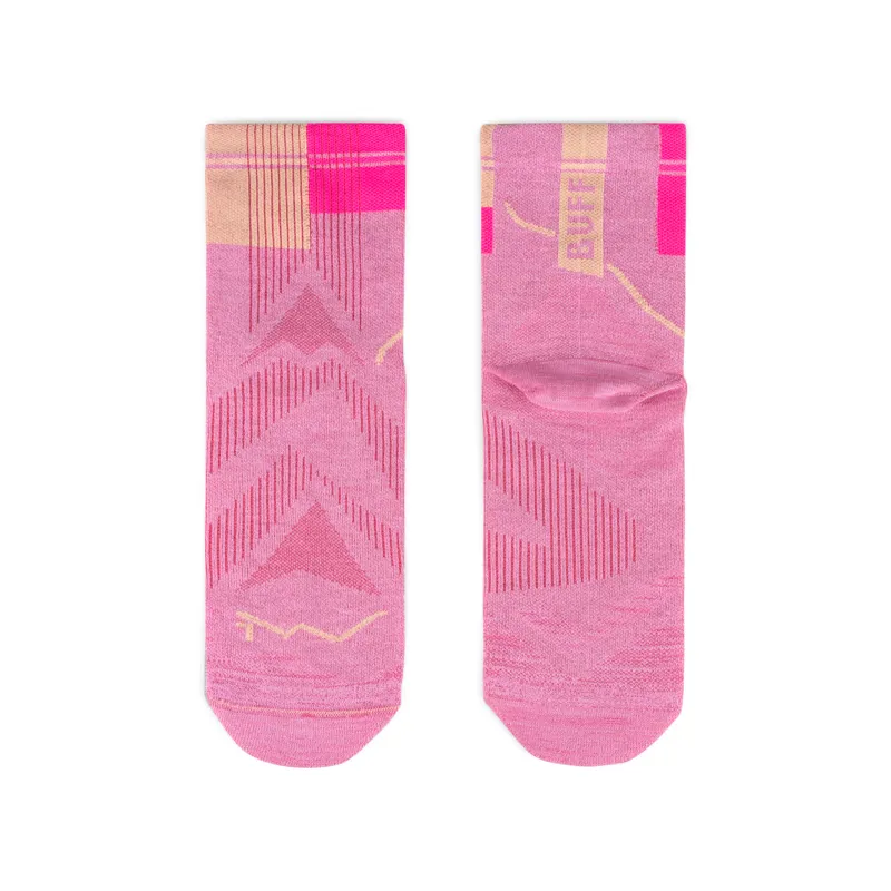 Buff Coolnet Quarter Sock - CQ Pink-1