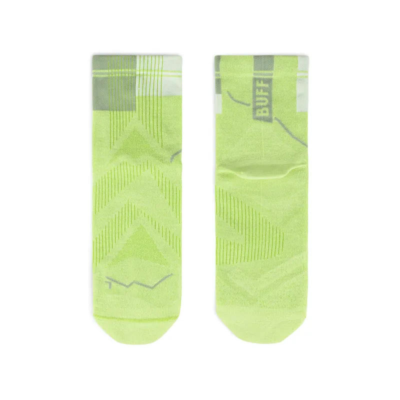 Buff Coolnet Quarter Sock - Lime-1